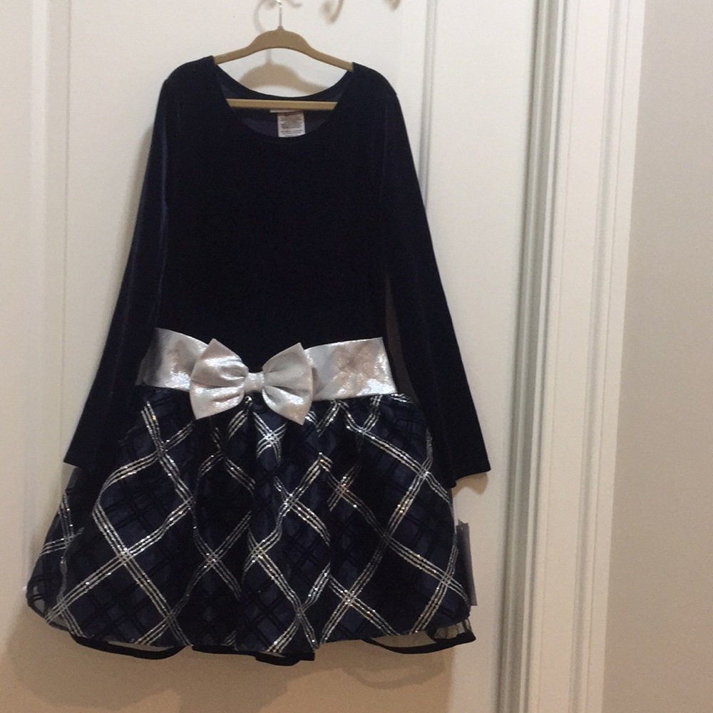 Bonnie Jean velvet dress size 10
